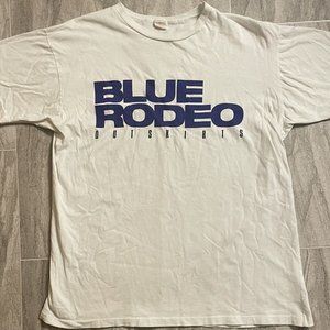 Vintage 1987 Blue Rodeo Outskirts Album Tour Shirt Sz XL Canada Debut Album